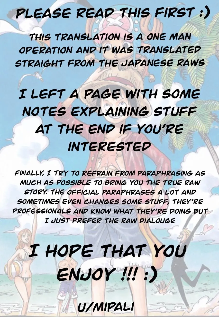 One Piece Chapter 988 page 1