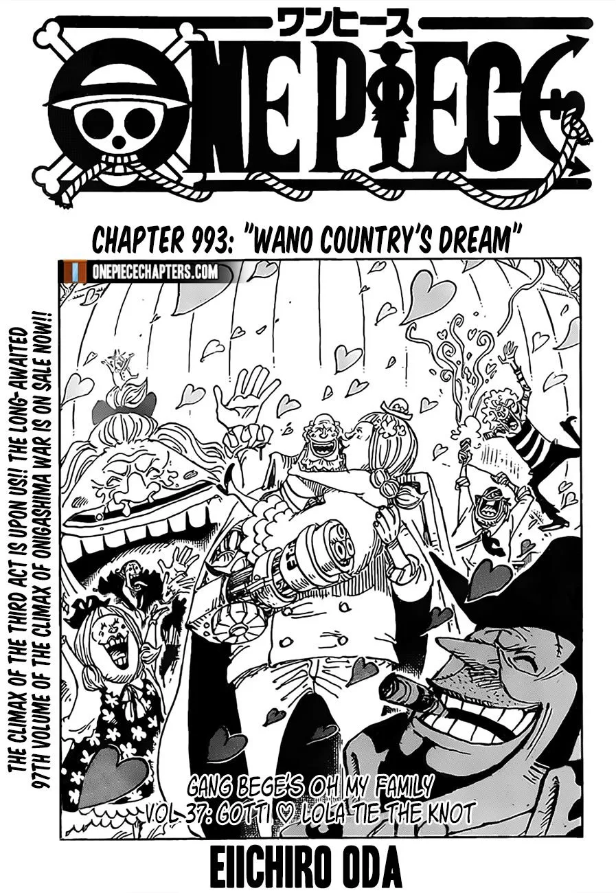One Piece Chapter 993 page 1