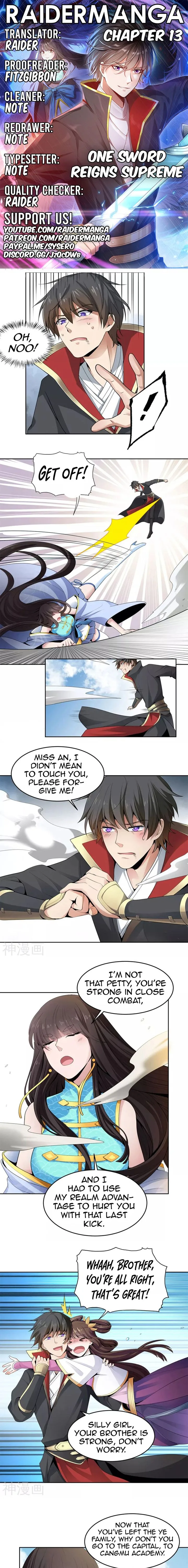 One Sword Reigns Supreme Chapter 14 page 1