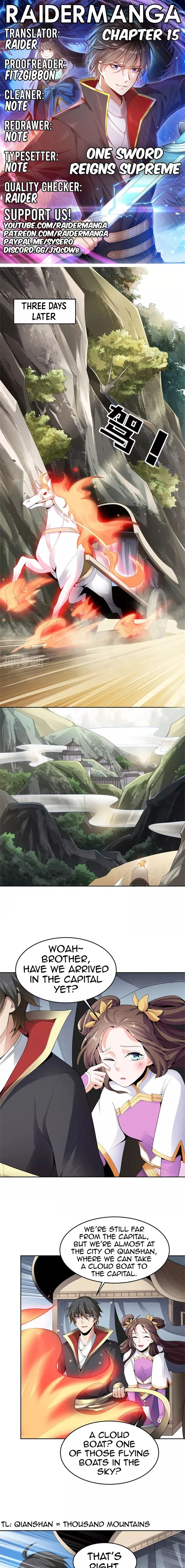 One Sword Reigns Supreme Chapter 15 page 1