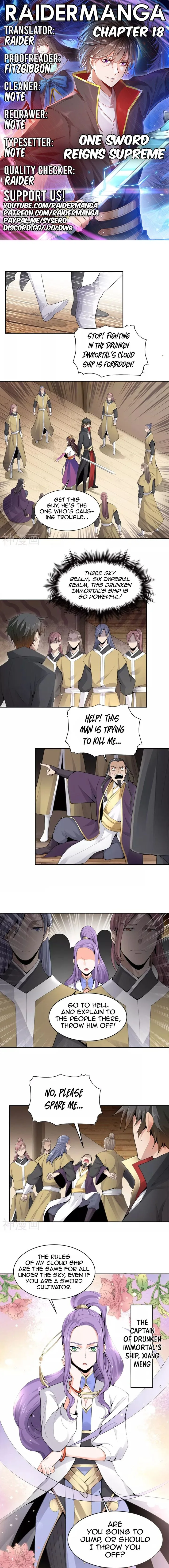 One Sword Reigns Supreme Chapter 18 page 1