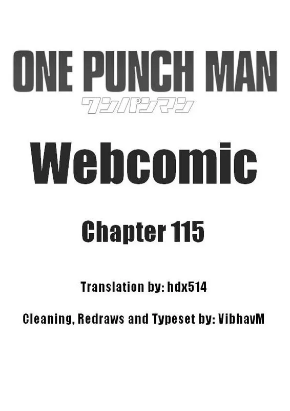 OnePunch-Man (ONE) Chapter 115 page 1
