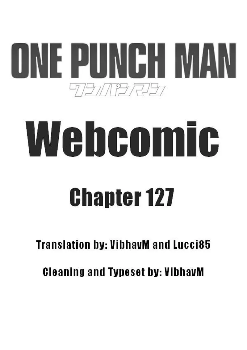 OnePunch-Man (ONE) Chapter 127 page 1
