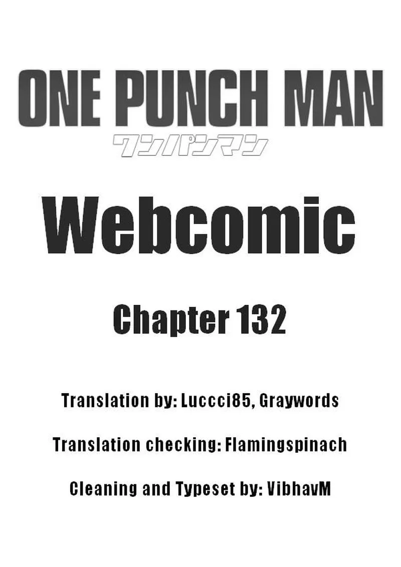 OnePunch-Man (ONE) Chapter 132 page 1