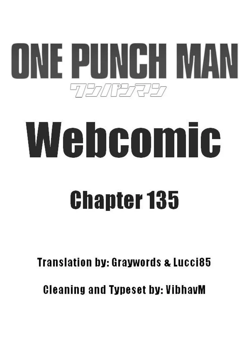 OnePunch-Man (ONE) Chapter 135 page 1