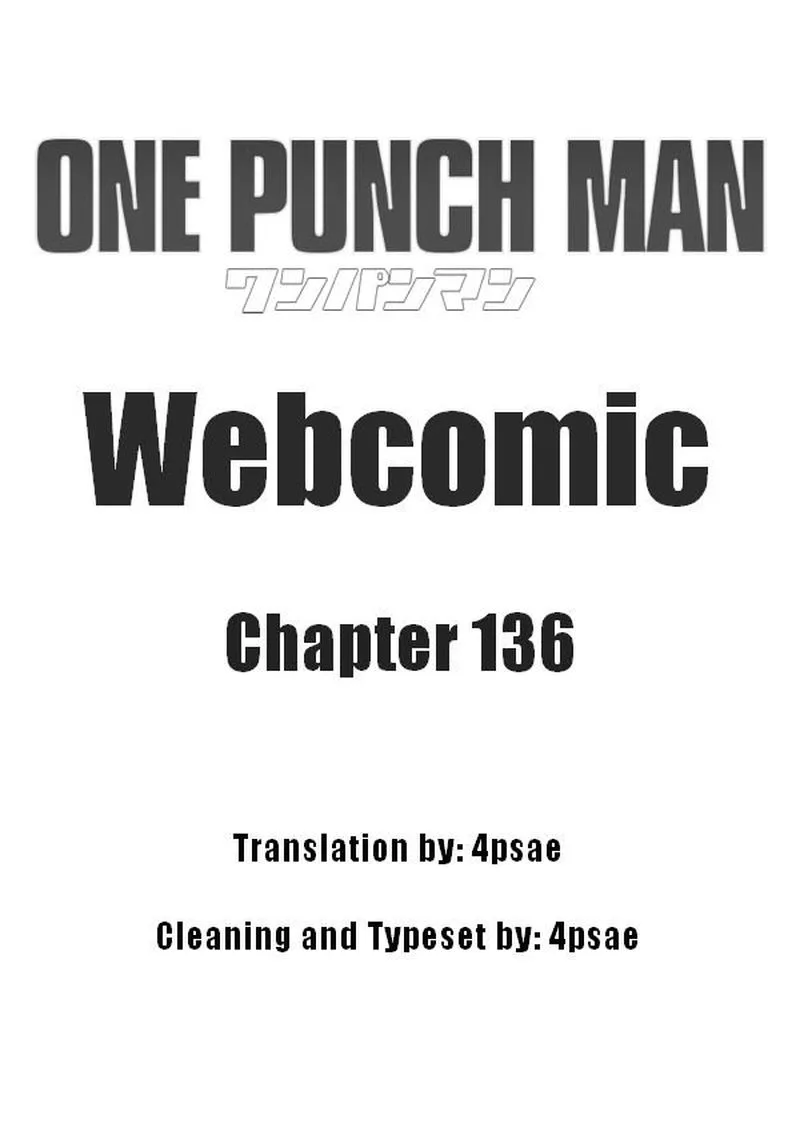 OnePunch-Man (ONE) Chapter 136 page 1