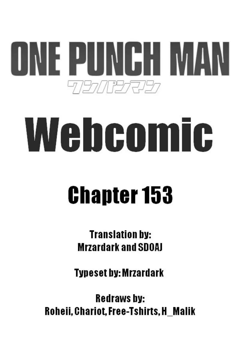OnePunch-Man (ONE) Chapter 153 page 1