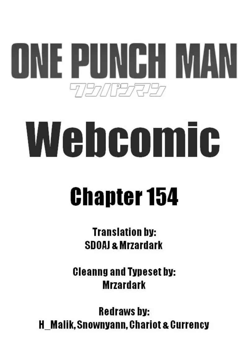 OnePunch-Man (ONE) Chapter 154 page 1
