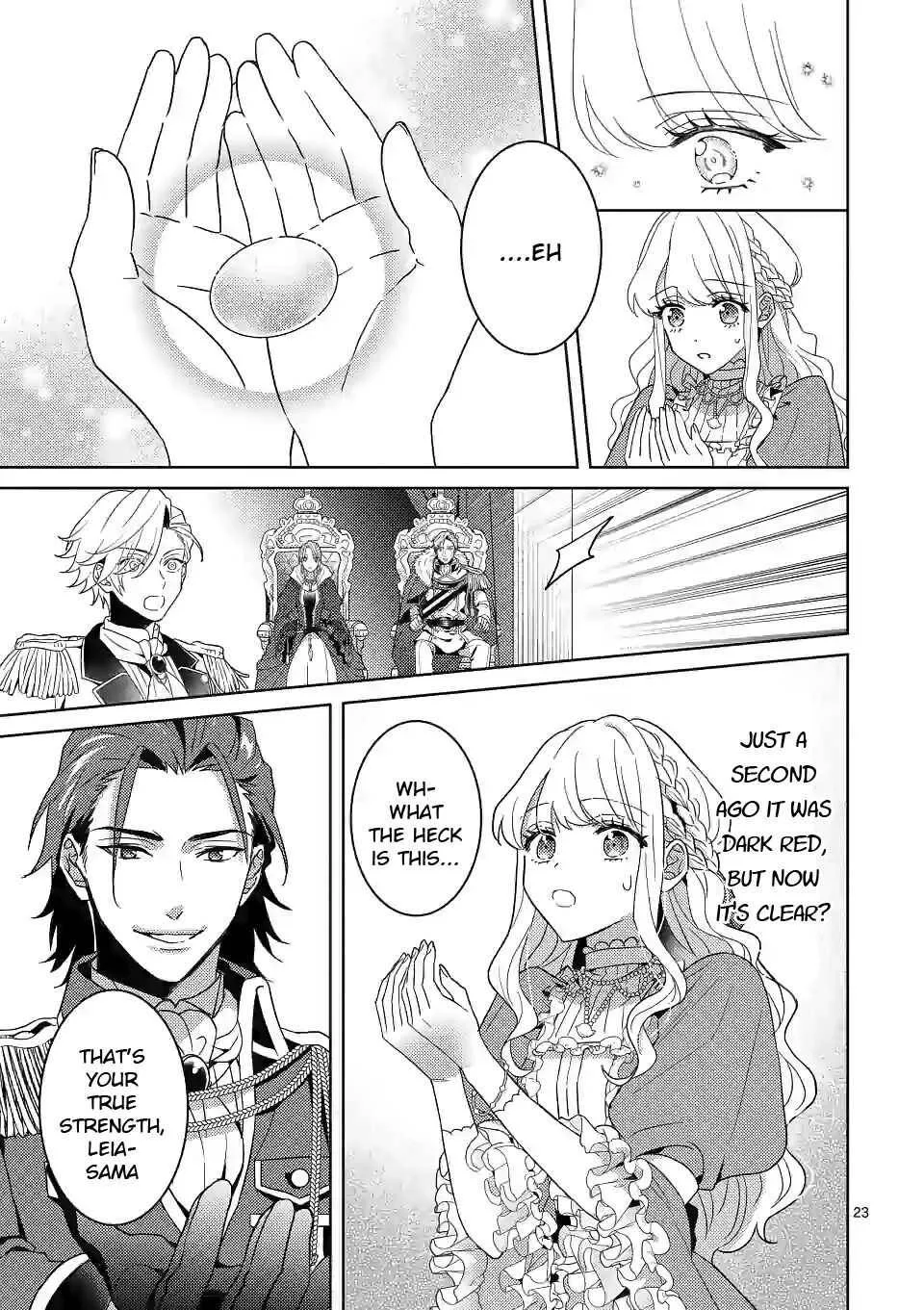 Onimotsu to Yobareta Tensei Hime wa, Shoukan Yuusha ni Koi wo Shite Seijo ni Narimashita Chapter 1 page 23