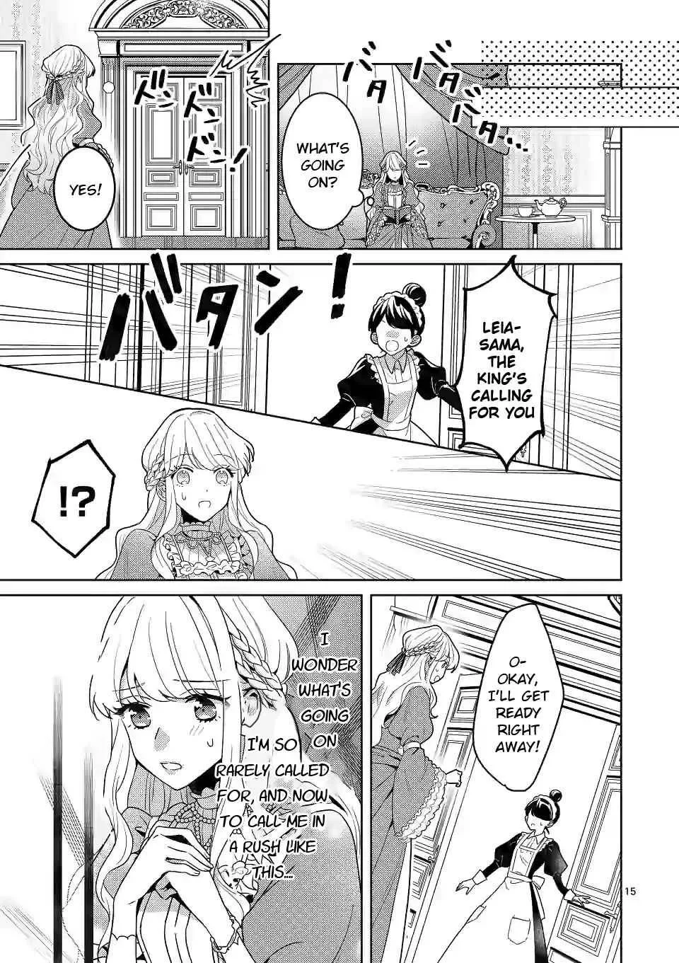 Onimotsu to Yobareta Tensei Hime wa, Shoukan Yuusha ni Koi wo Shite Seijo ni Narimashita Chapter 1 page 15