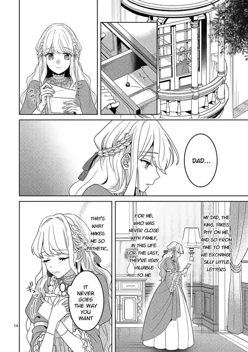 Onimotsu to Yobareta Tensei Hime wa, Shoukan Yuusha ni Koi wo Shite Seijo ni Narimashita Chapter 1 page 14