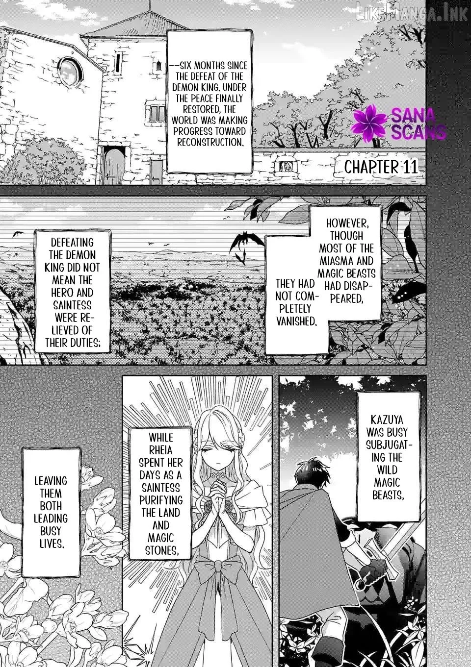 Onimotsu to Yobareta Tensei Hime wa, Shoukan Yuusha ni Koi wo Shite Seijo ni Narimashita Chapter 11 page 1