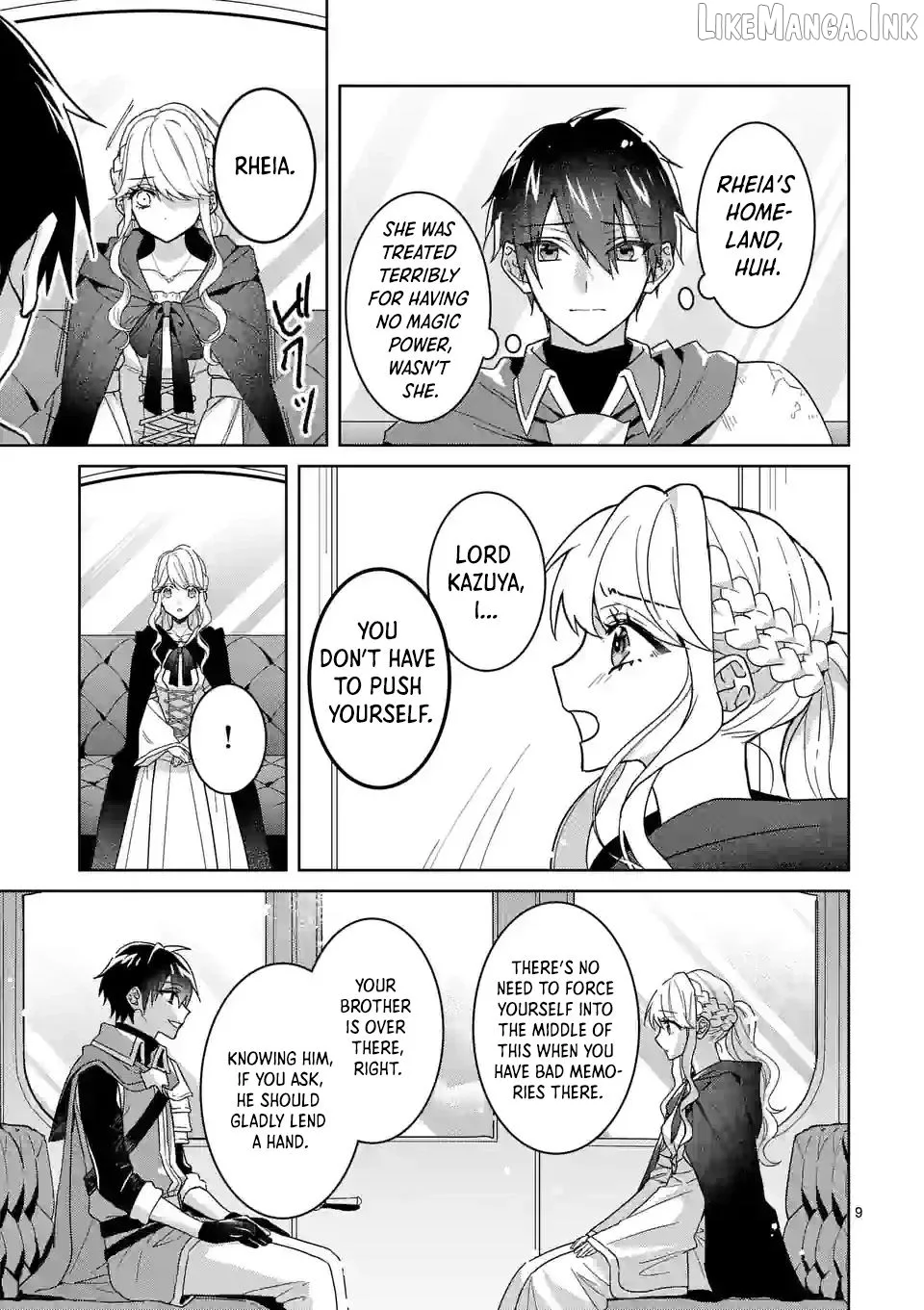 Onimotsu to Yobareta Tensei Hime wa, Shoukan Yuusha ni Koi wo Shite Seijo ni Narimashita Chapter 12 page 9