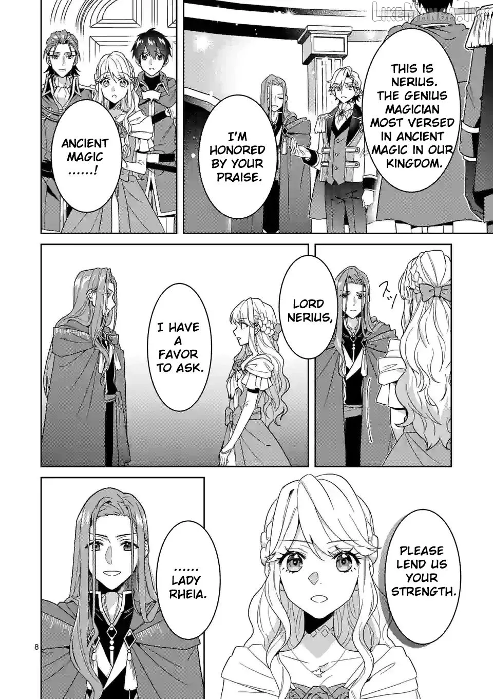 Onimotsu to Yobareta Tensei Hime wa, Shoukan Yuusha ni Koi wo Shite Seijo ni Narimashita Chapter 13 page 8