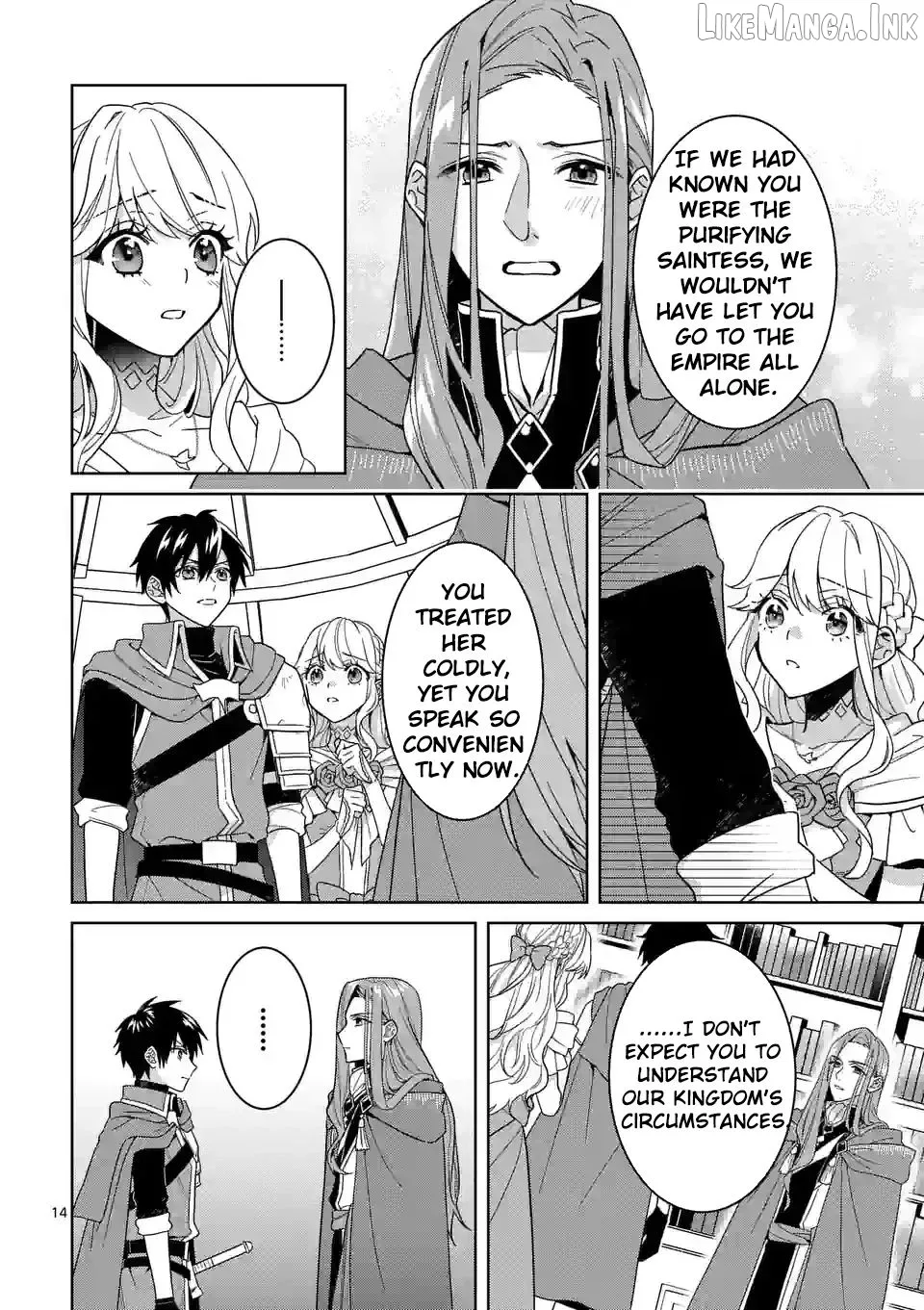 Onimotsu to Yobareta Tensei Hime wa, Shoukan Yuusha ni Koi wo Shite Seijo ni Narimashita Chapter 13 page 14
