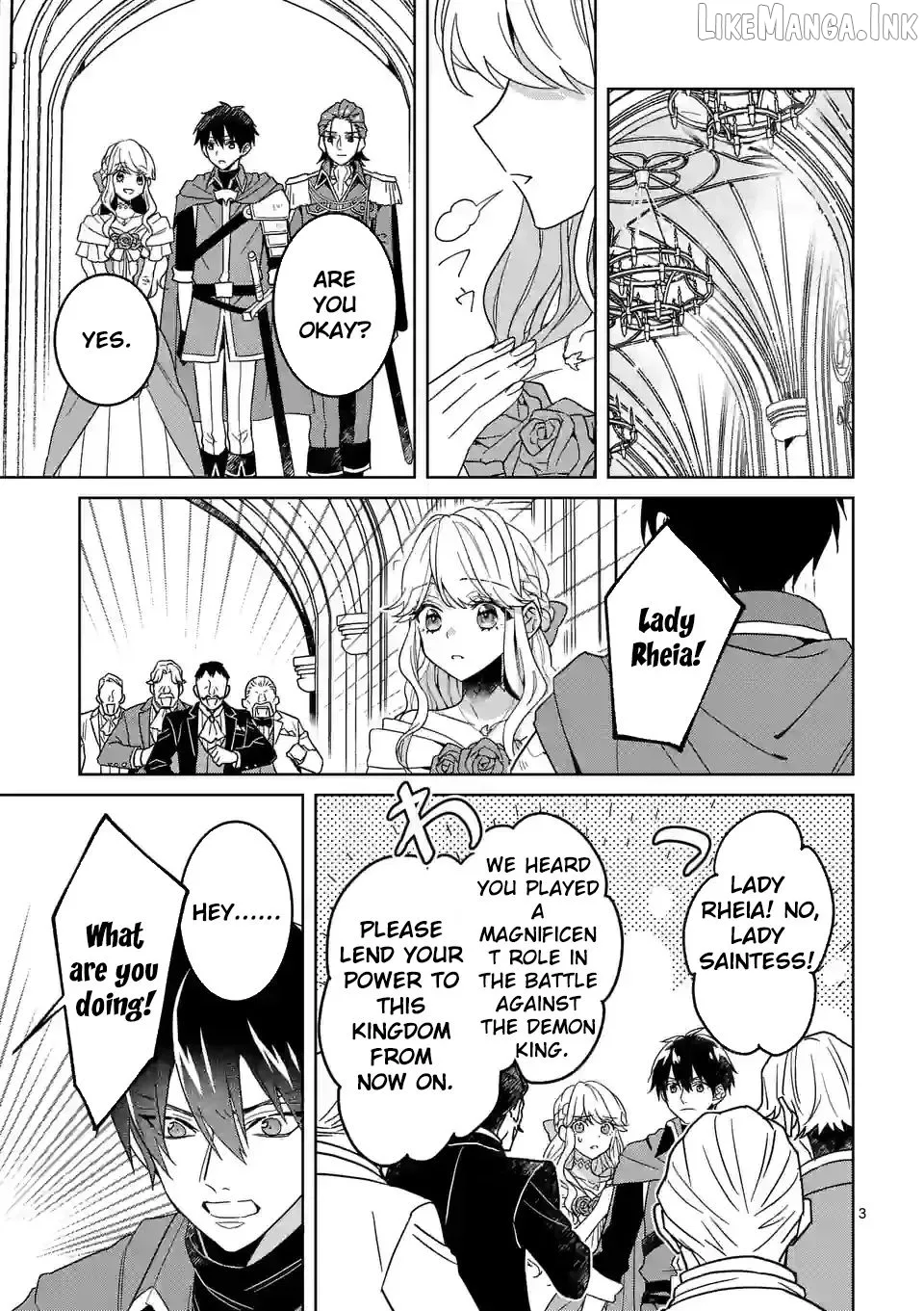 Onimotsu to Yobareta Tensei Hime wa, Shoukan Yuusha ni Koi wo Shite Seijo ni Narimashita Chapter 13 page 3