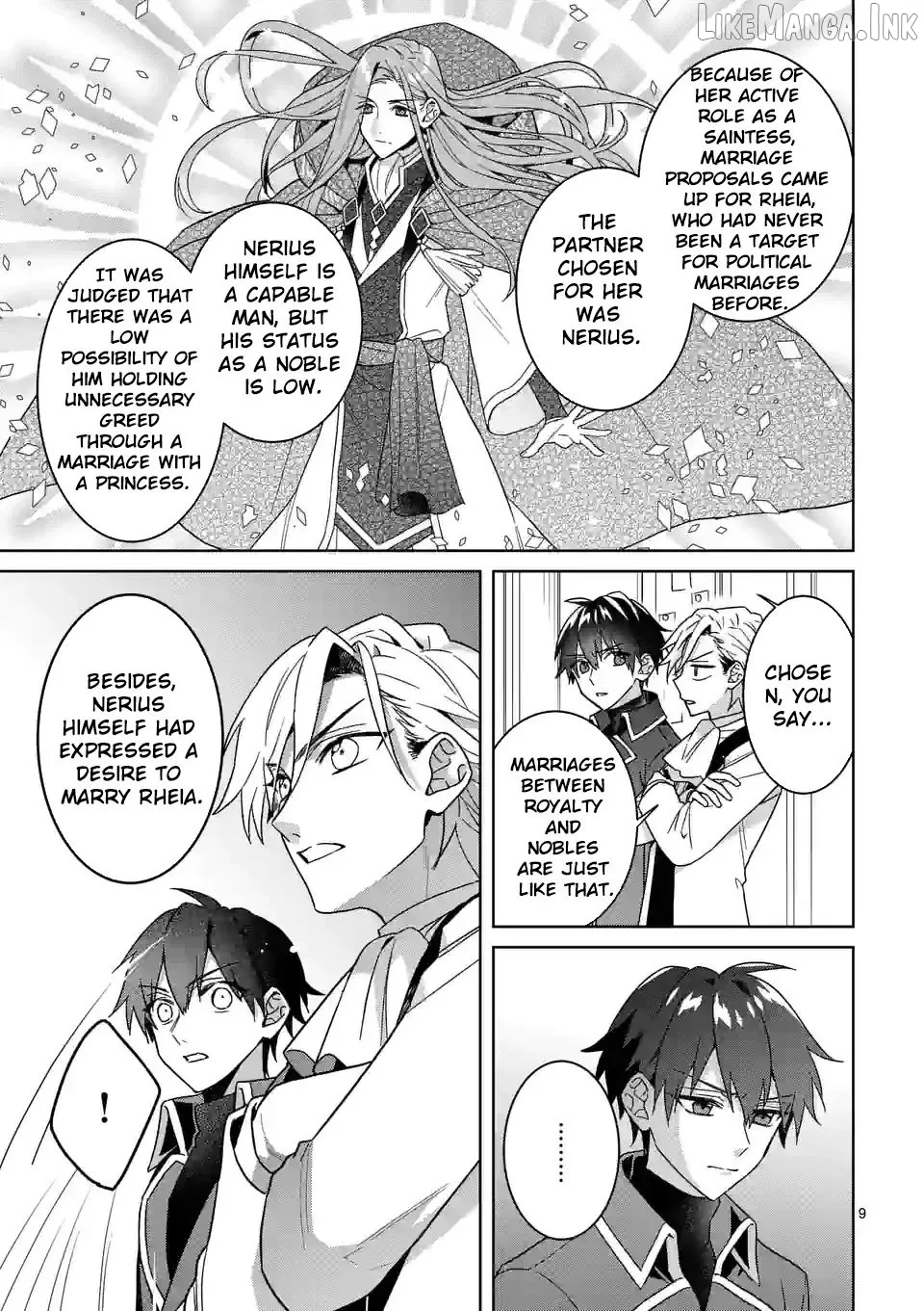 Onimotsu to Yobareta Tensei Hime wa, Shoukan Yuusha ni Koi wo Shite Seijo ni Narimashita Chapter 14 page 9