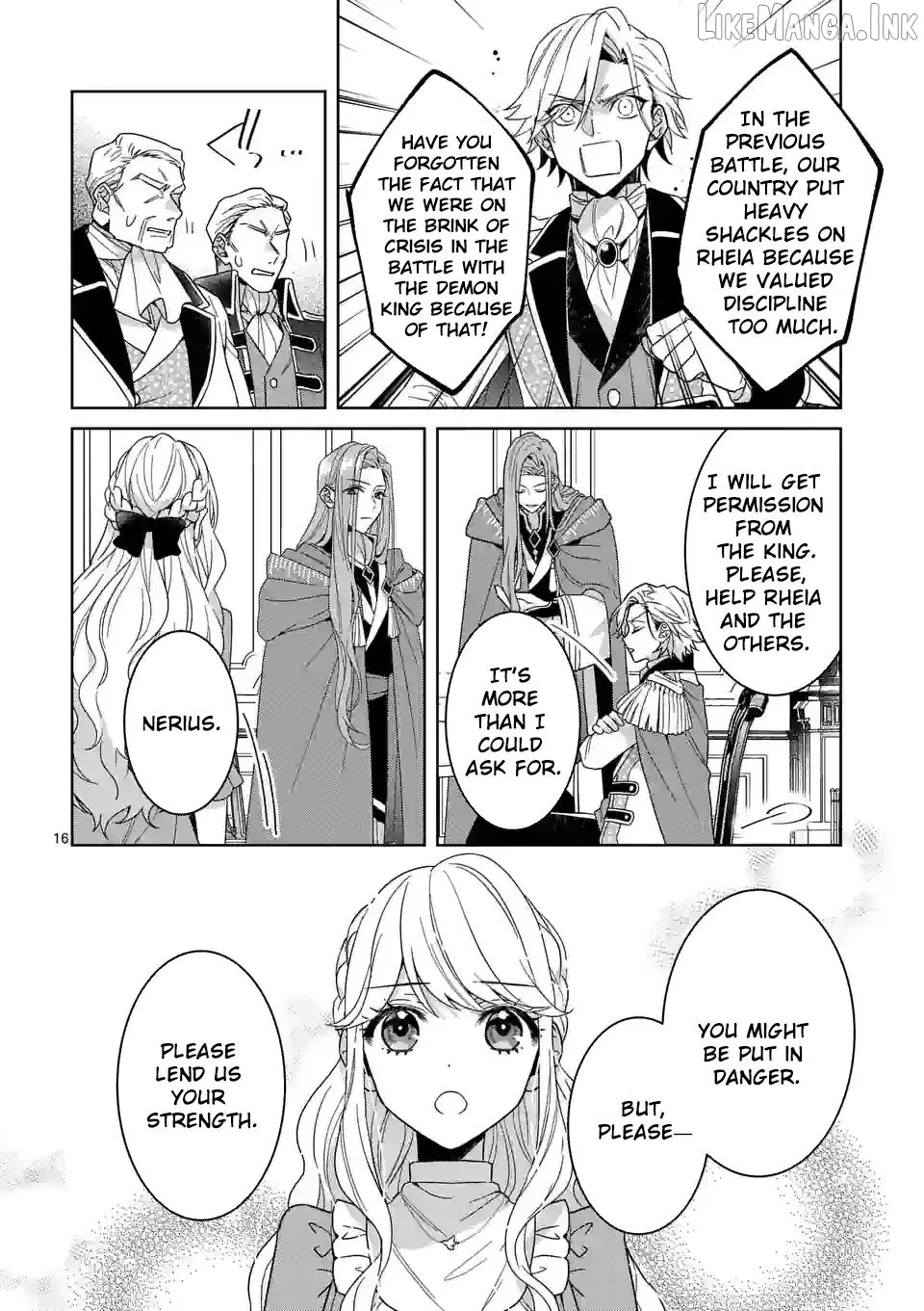 Onimotsu to Yobareta Tensei Hime wa, Shoukan Yuusha ni Koi wo Shite Seijo ni Narimashita Chapter 14 page 16