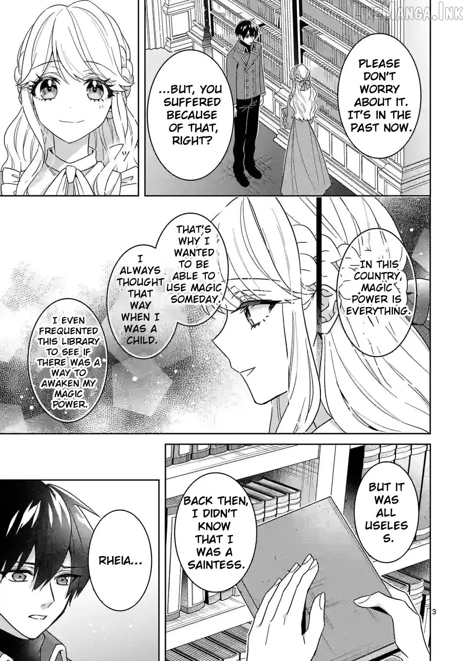 Onimotsu to Yobareta Tensei Hime wa, Shoukan Yuusha ni Koi wo Shite Seijo ni Narimashita Chapter 14 page 3