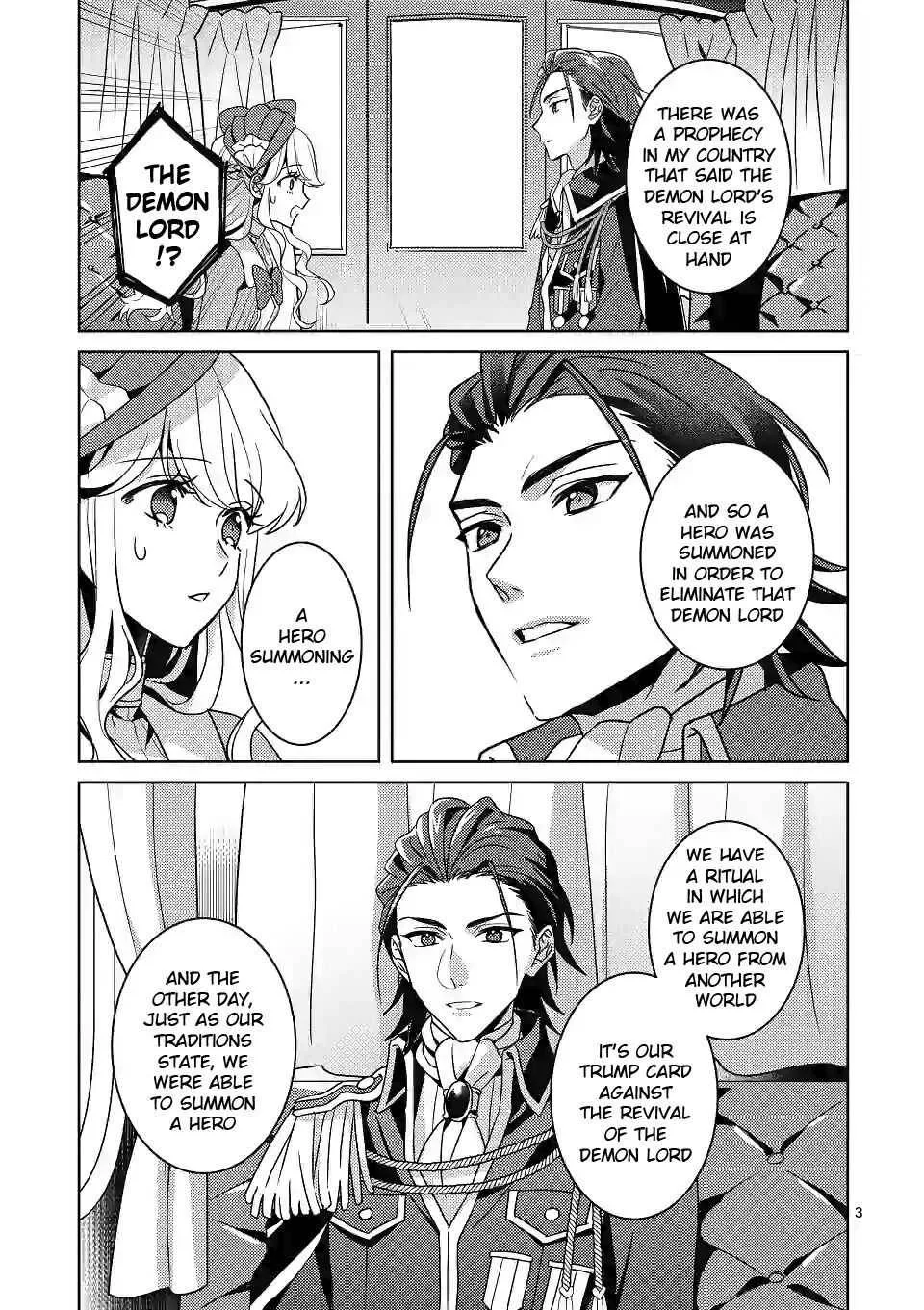 Onimotsu to Yobareta Tensei Hime wa, Shoukan Yuusha ni Koi wo Shite Seijo ni Narimashita Chapter 2 page 3