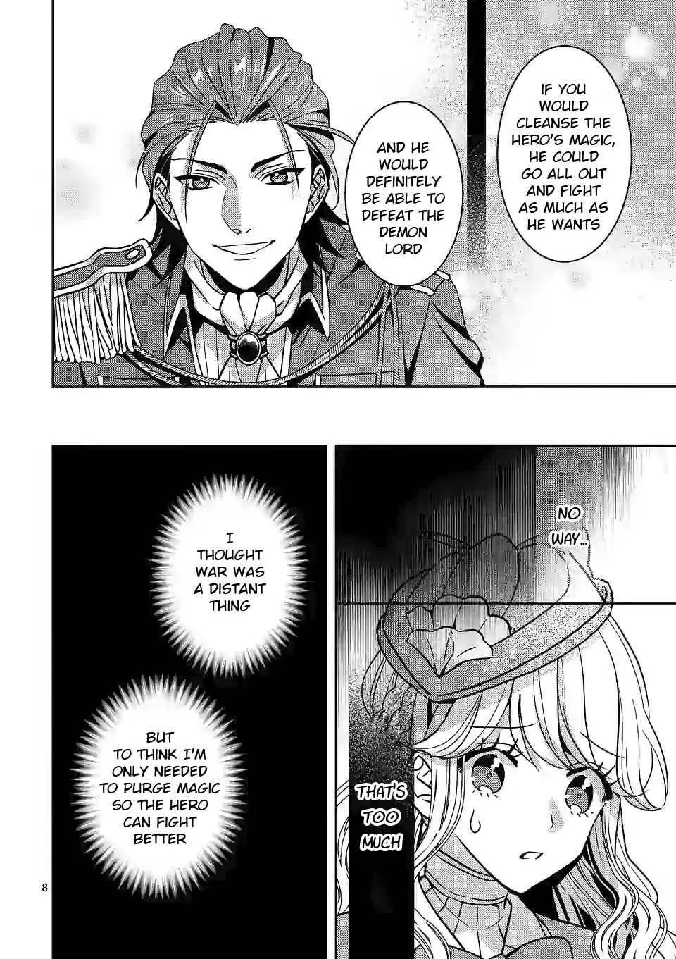 Onimotsu to Yobareta Tensei Hime wa, Shoukan Yuusha ni Koi wo Shite Seijo ni Narimashita Chapter 2 page 8