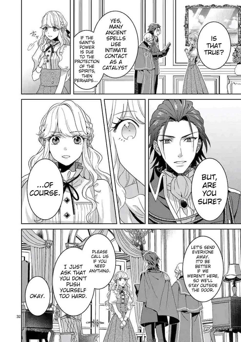 Onimotsu to Yobareta Tensei Hime wa, Shoukan Yuusha ni Koi wo Shite Seijo ni Narimashita Chapter 4 page 33