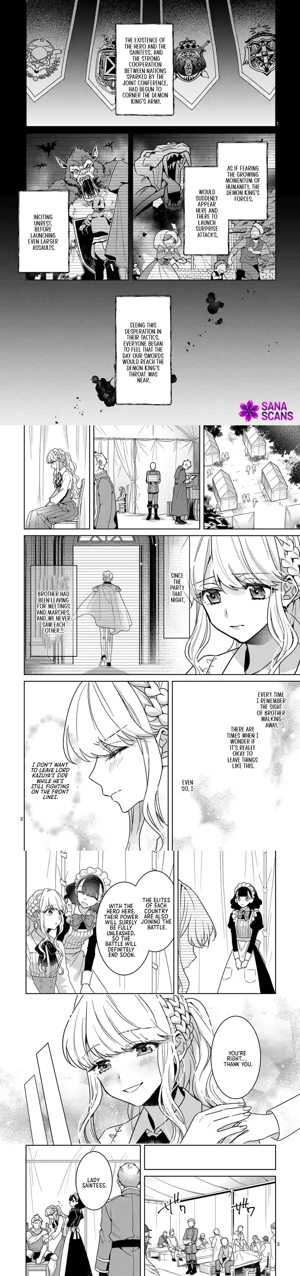 Onimotsu to Yobareta Tensei Hime wa, Shoukan Yuusha ni Koi wo Shite Seijo ni Narimashita Chapter 8 page 1