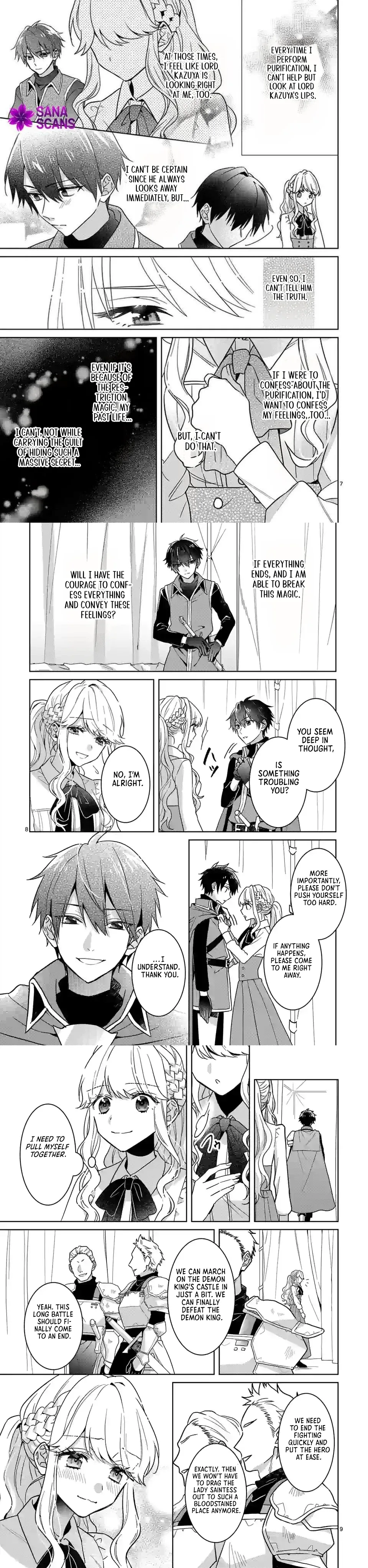 Onimotsu to Yobareta Tensei Hime wa, Shoukan Yuusha ni Koi wo Shite Seijo ni Narimashita Chapter 8 page 3