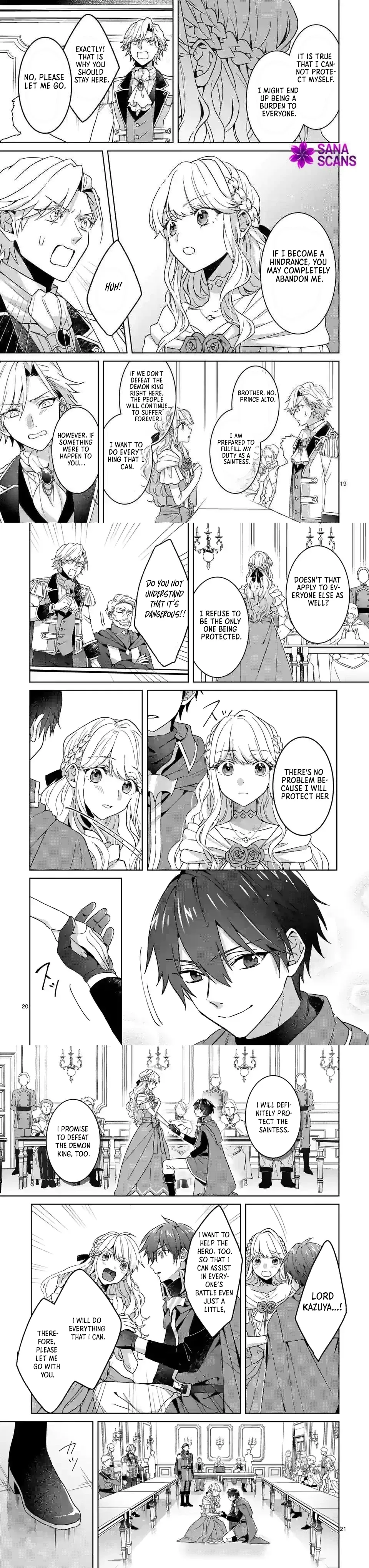 Onimotsu to Yobareta Tensei Hime wa, Shoukan Yuusha ni Koi wo Shite Seijo ni Narimashita Chapter 8 page 7