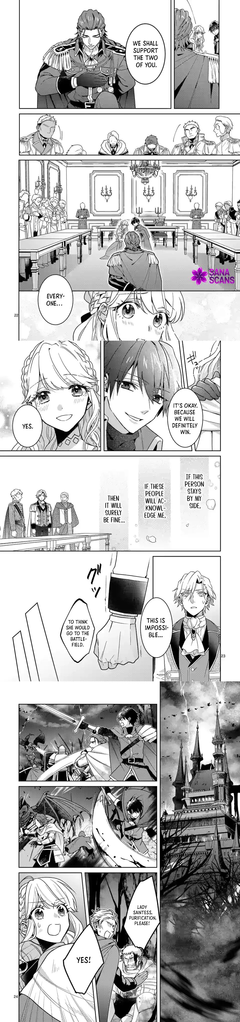 Onimotsu to Yobareta Tensei Hime wa, Shoukan Yuusha ni Koi wo Shite Seijo ni Narimashita Chapter 8 page 8