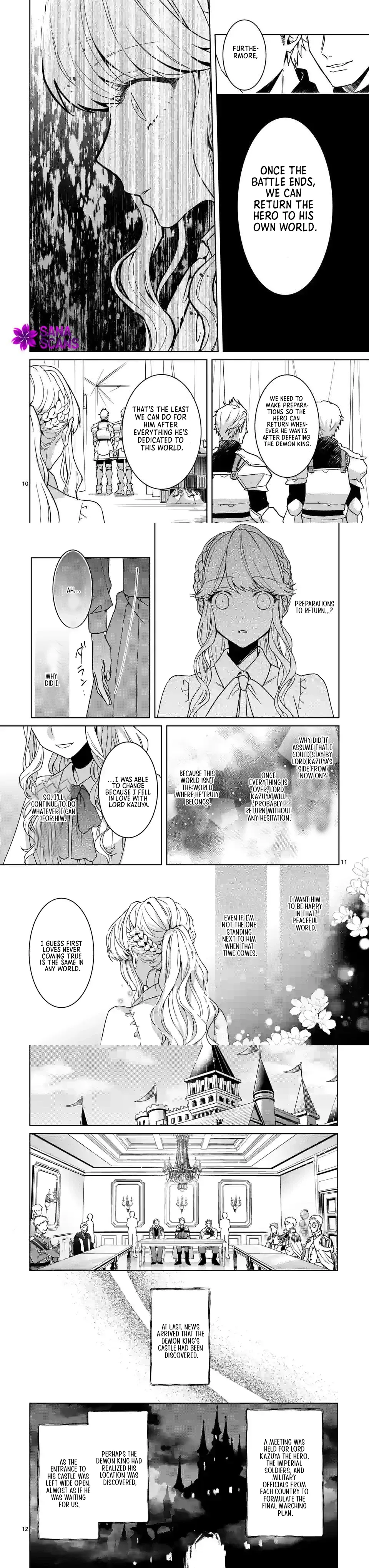 Onimotsu to Yobareta Tensei Hime wa, Shoukan Yuusha ni Koi wo Shite Seijo ni Narimashita Chapter 8 page 4
