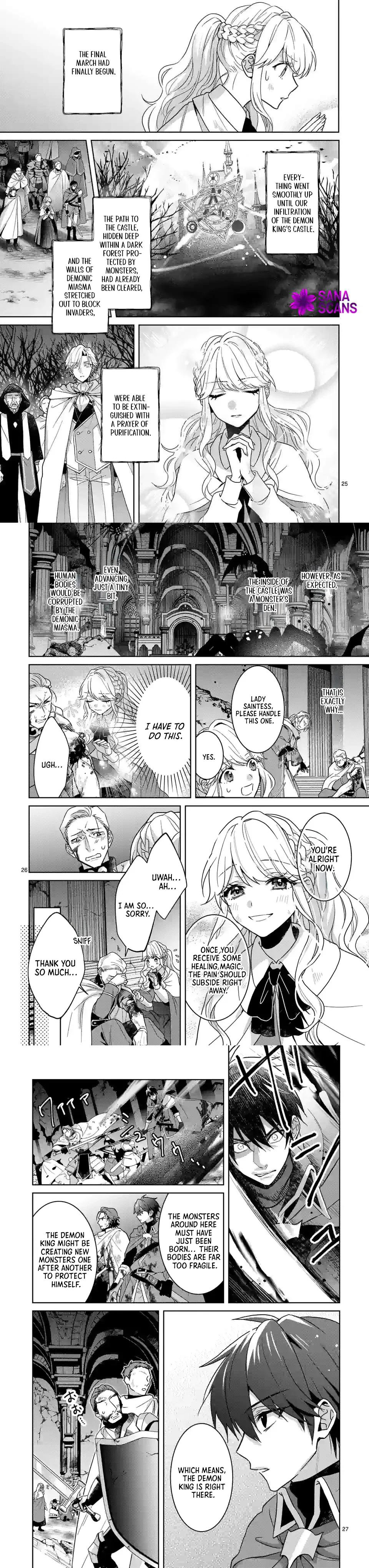 Onimotsu to Yobareta Tensei Hime wa, Shoukan Yuusha ni Koi wo Shite Seijo ni Narimashita Chapter 8 page 9