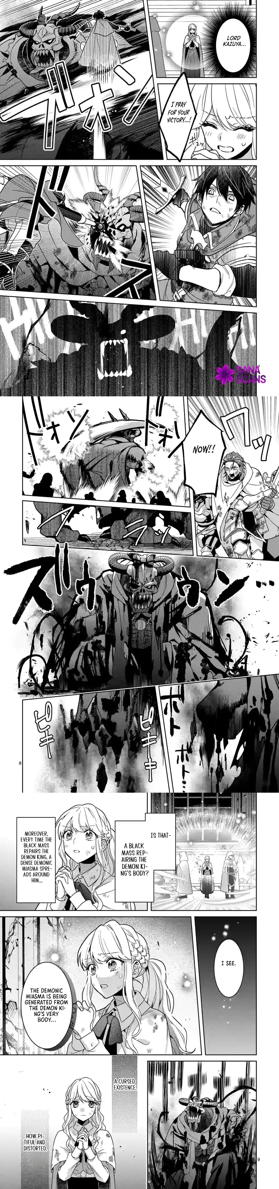 Onimotsu to Yobareta Tensei Hime wa, Shoukan Yuusha ni Koi wo Shite Seijo ni Narimashita Chapter 9 page 3