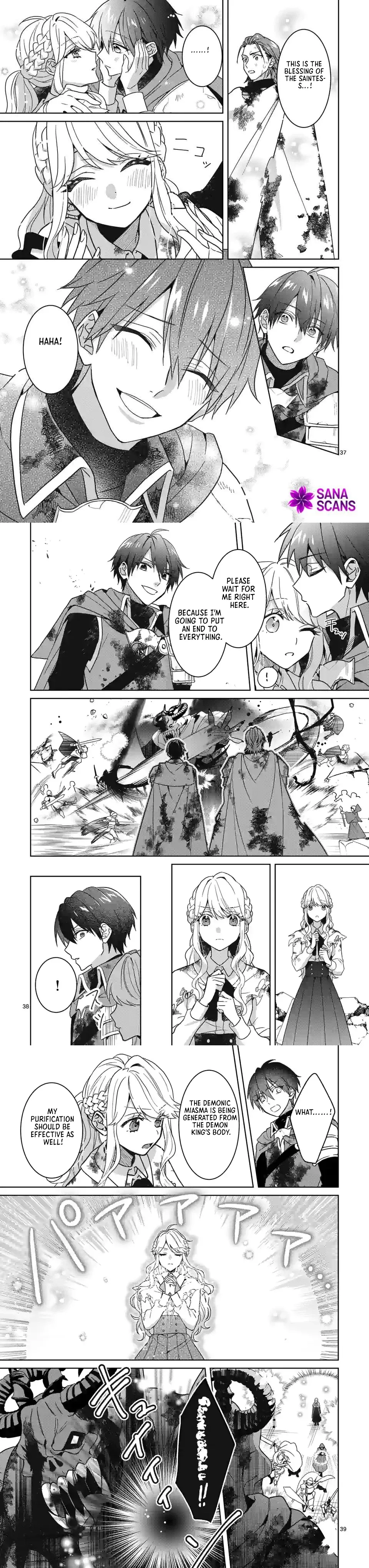Onimotsu to Yobareta Tensei Hime wa, Shoukan Yuusha ni Koi wo Shite Seijo ni Narimashita Chapter 9 page 13