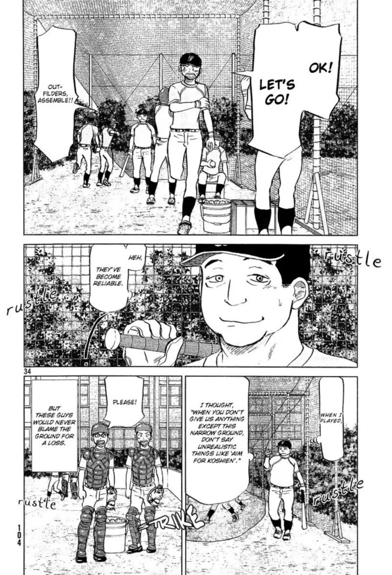 Ookiku Furikabutte Chapter 102 page 35