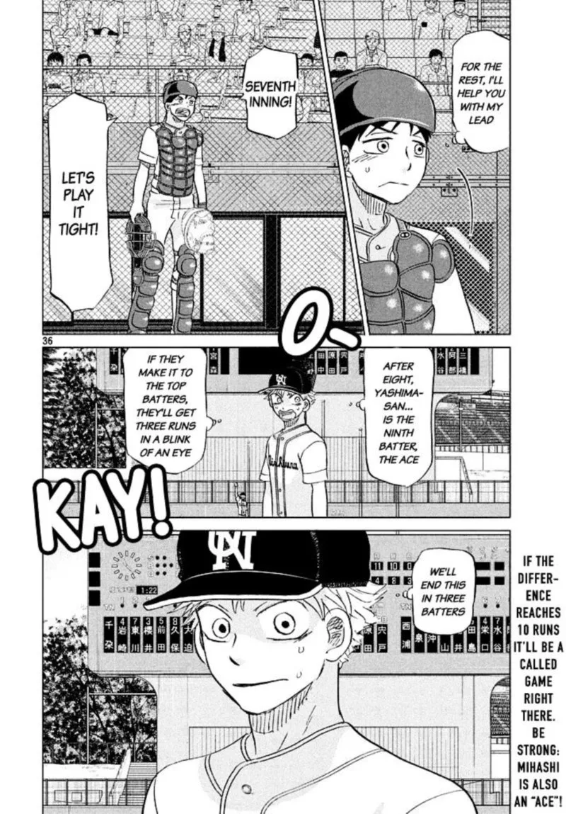 Ookiku Furikabutte Chapter 118 page 37