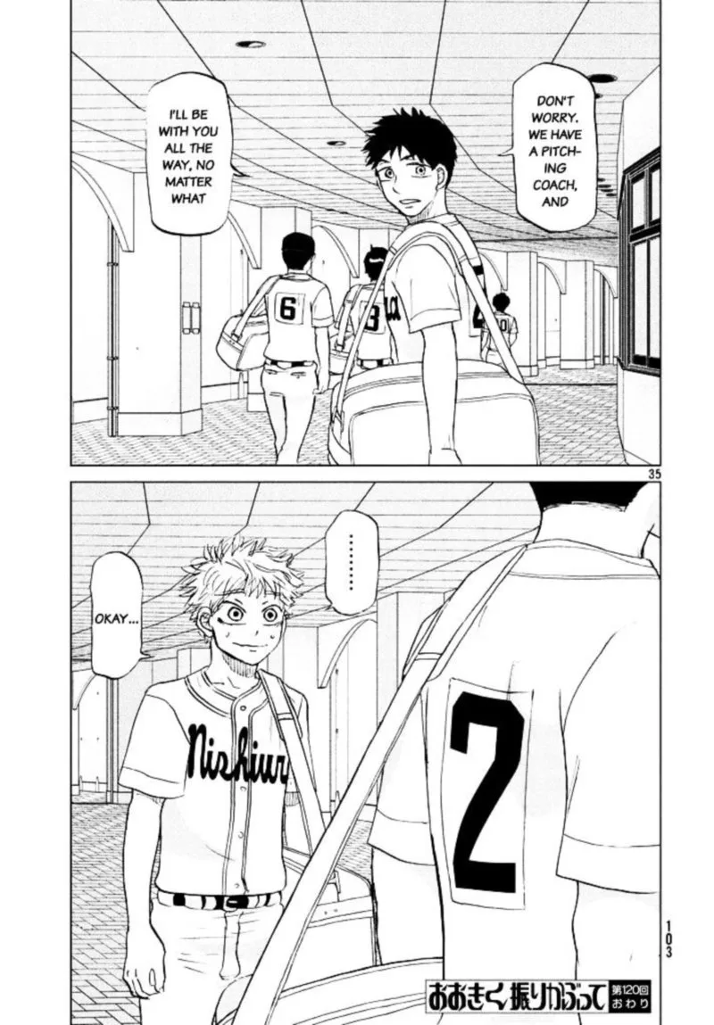 Ookiku Furikabutte Chapter 120 page 37