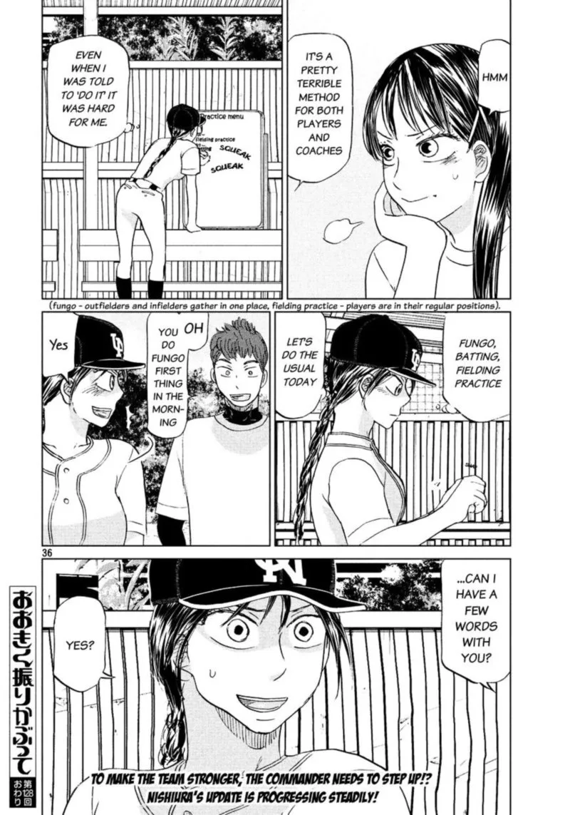 Ookiku Furikabutte Chapter 128 page 37