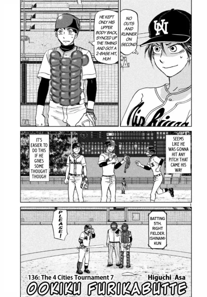 Ookiku Furikabutte Chapter 136 page 2