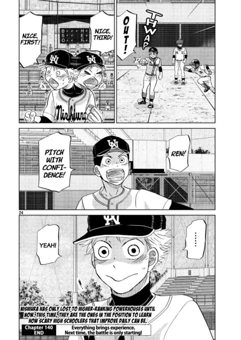 Ookiku Furikabutte Chapter 140 page 24