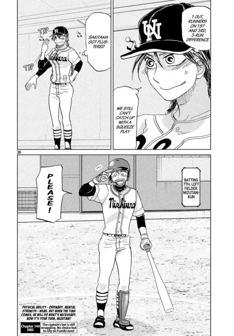 Ookiku Furikabutte Chapter 144 page 37