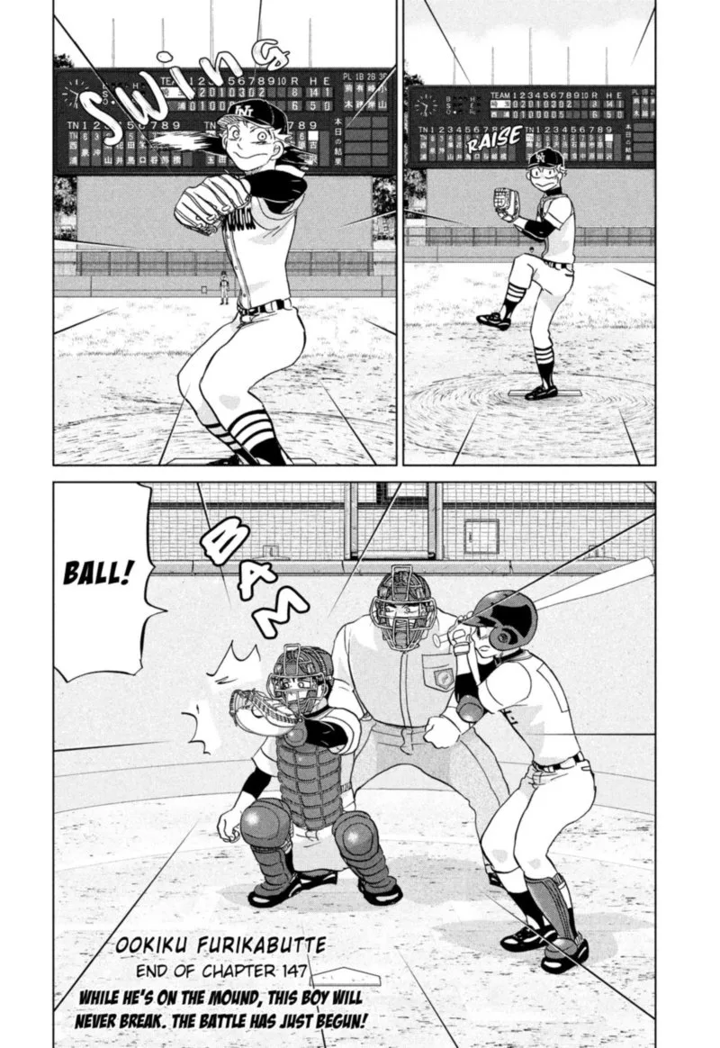 Ookiku Furikabutte Chapter 147 page 36