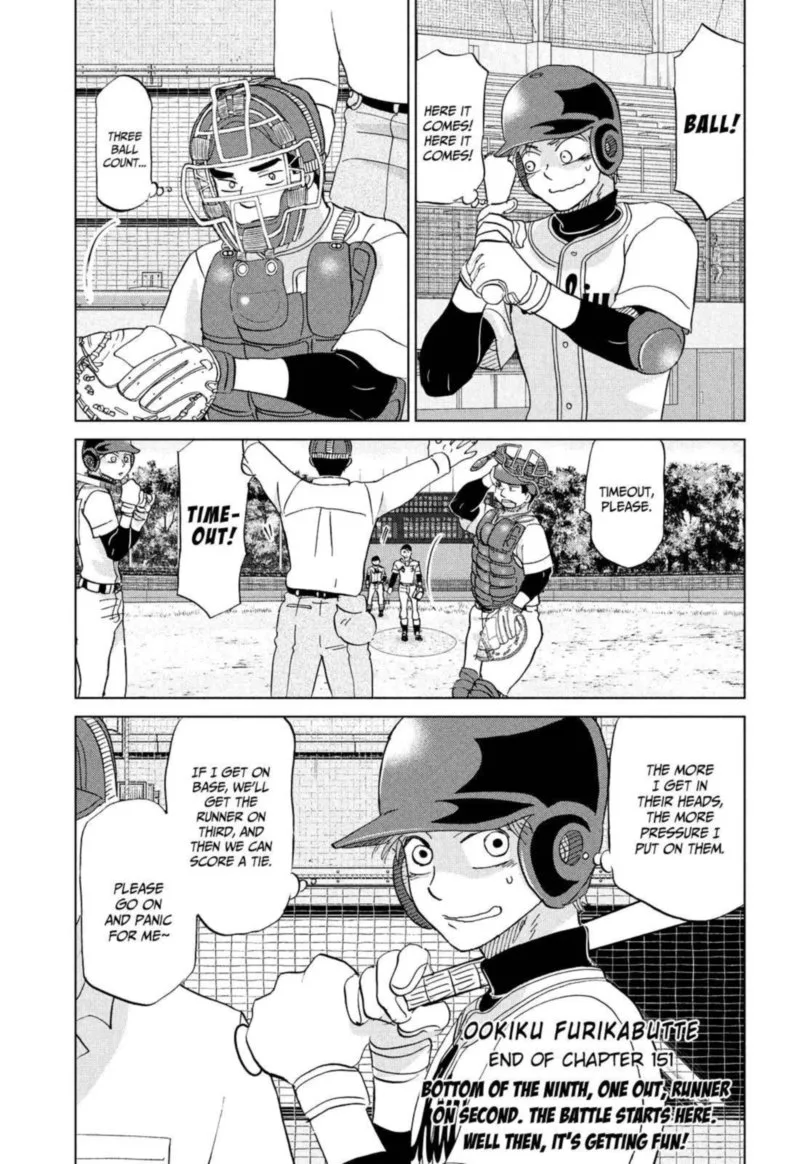 Ookiku Furikabutte Chapter 150 page 39