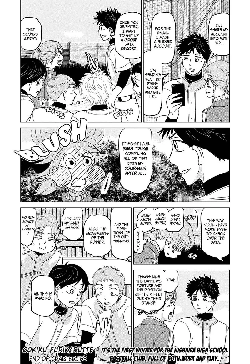 Ookiku Furikabutte Chapter 163 page 36