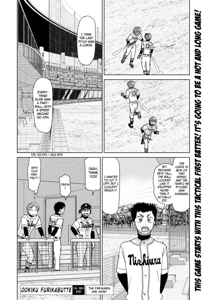 Ookiku Furikabutte Chapter 198 page 28