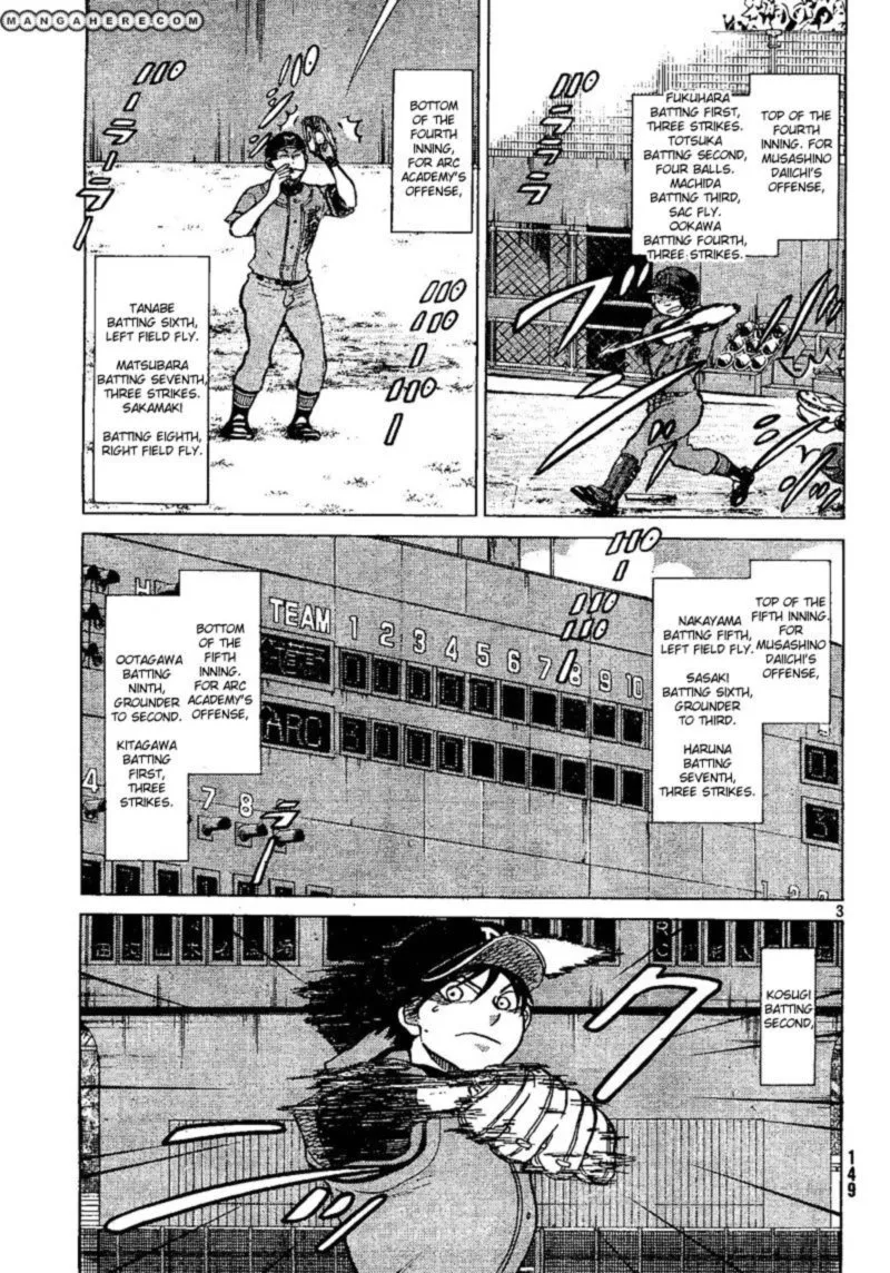 Ookiku Furikabutte Chapter 69 page 3