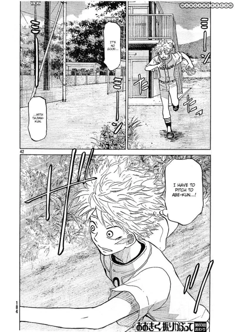Ookiku Furikabutte Chapter 83 page 42