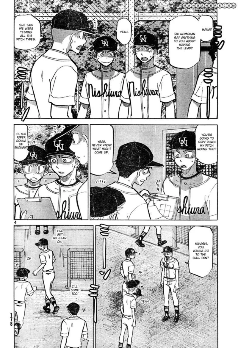 Ookiku Furikabutte Chapter 84 page 4