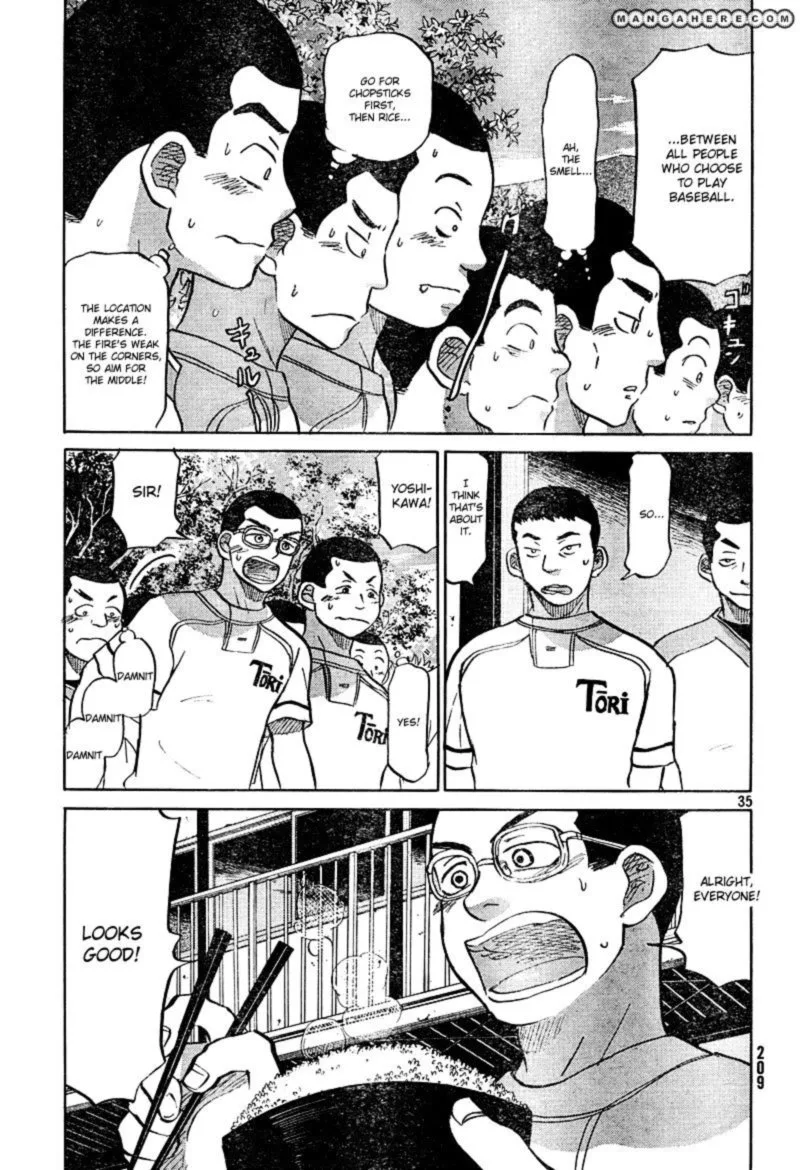Ookiku Furikabutte Chapter 84 page 35