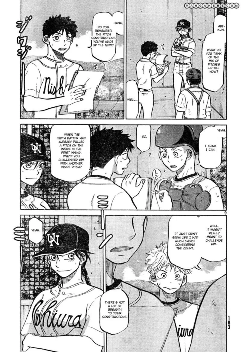 Ookiku Furikabutte Chapter 84 page 9